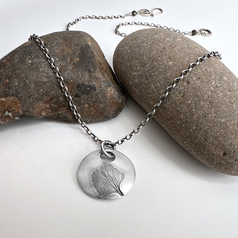 Ginkgo Leaf Necklace