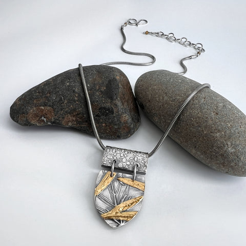 Golden Sambucus Pendant