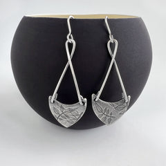 Jasmine Print Dangle Earrings