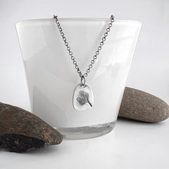 Ginkgo Leaf Charm Necklace