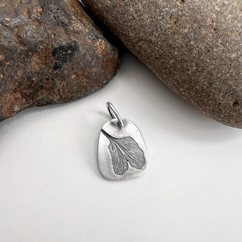 Ginkgo Leaf Charm
