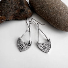 Jasmine Print Dangle Earrings