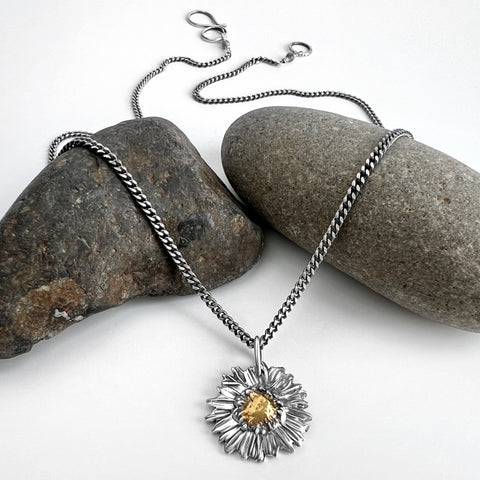 Aster Flower Necklace