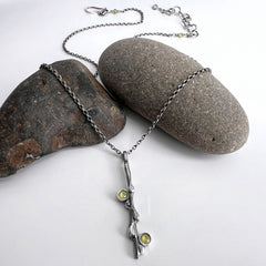 Silver Twig Pendant