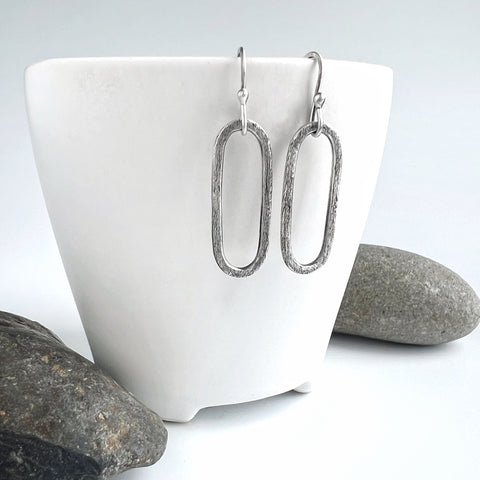 Oval Dangle Earrings