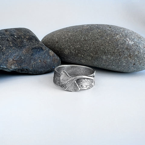 Ginkgo Leaf Ring