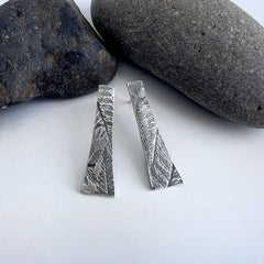Silver Fern Post Earrings
