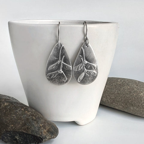 Silver Samara Earrings
