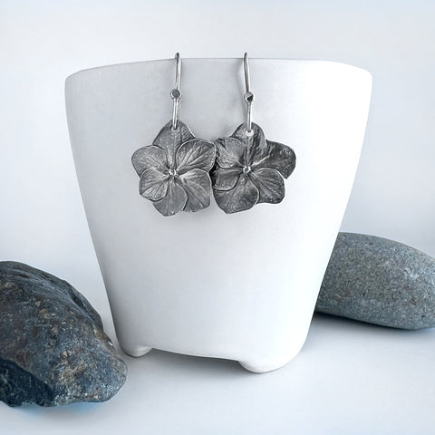 Hydrangea Flower Earrings