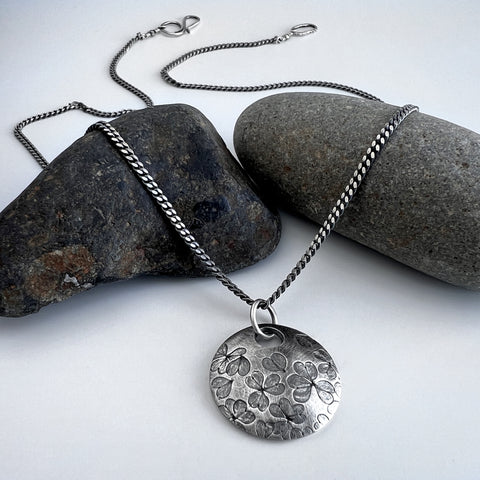 Silver Clover Necklace