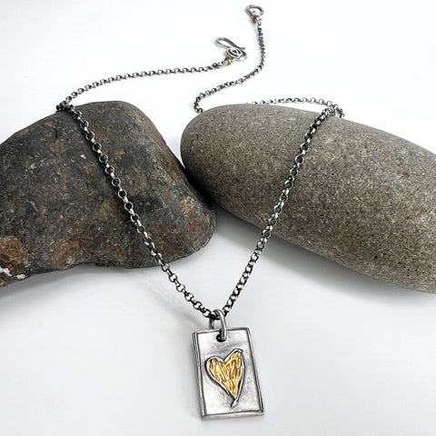 Gold Heart Necklace