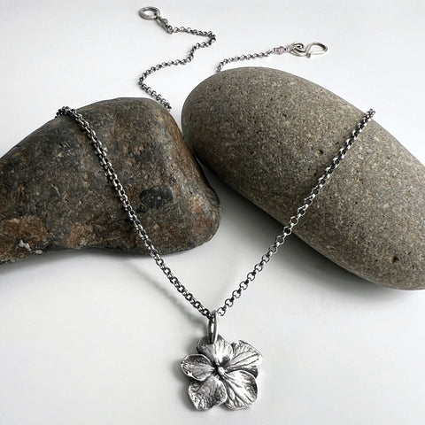 Hydrangea Flower Necklace