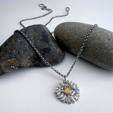 Aster Flower Necklace