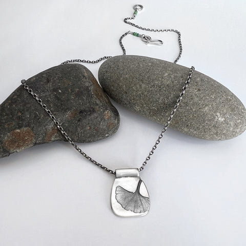 Ginkgo Leaf Necklace