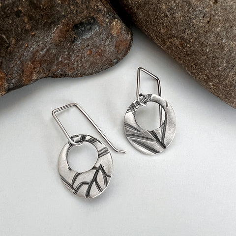 Cosmos Oval Earrings