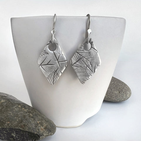 Viburnum Leaf Earrings