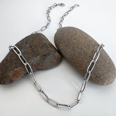 Paper Clip Chain Necklace