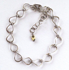 fused silver bracelet