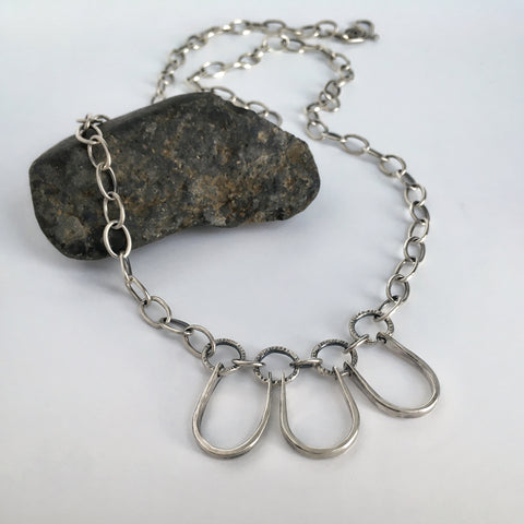 Silver Handmade Chain Necklace