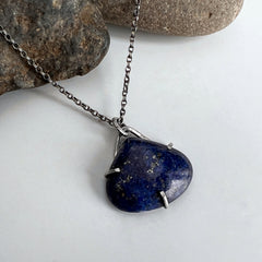 Triangle Lapis Lazuli Necklace