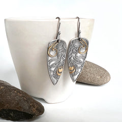 Gold Scroll Earrings