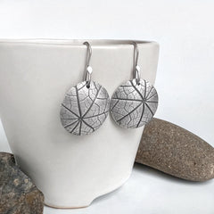 Domed Nasturtium Earrings