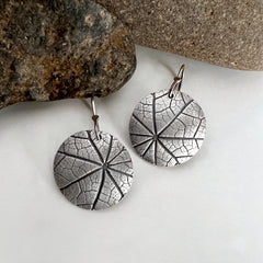 Domed Nasturtium Earrings