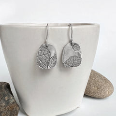 Silver Nasturtium Earrings