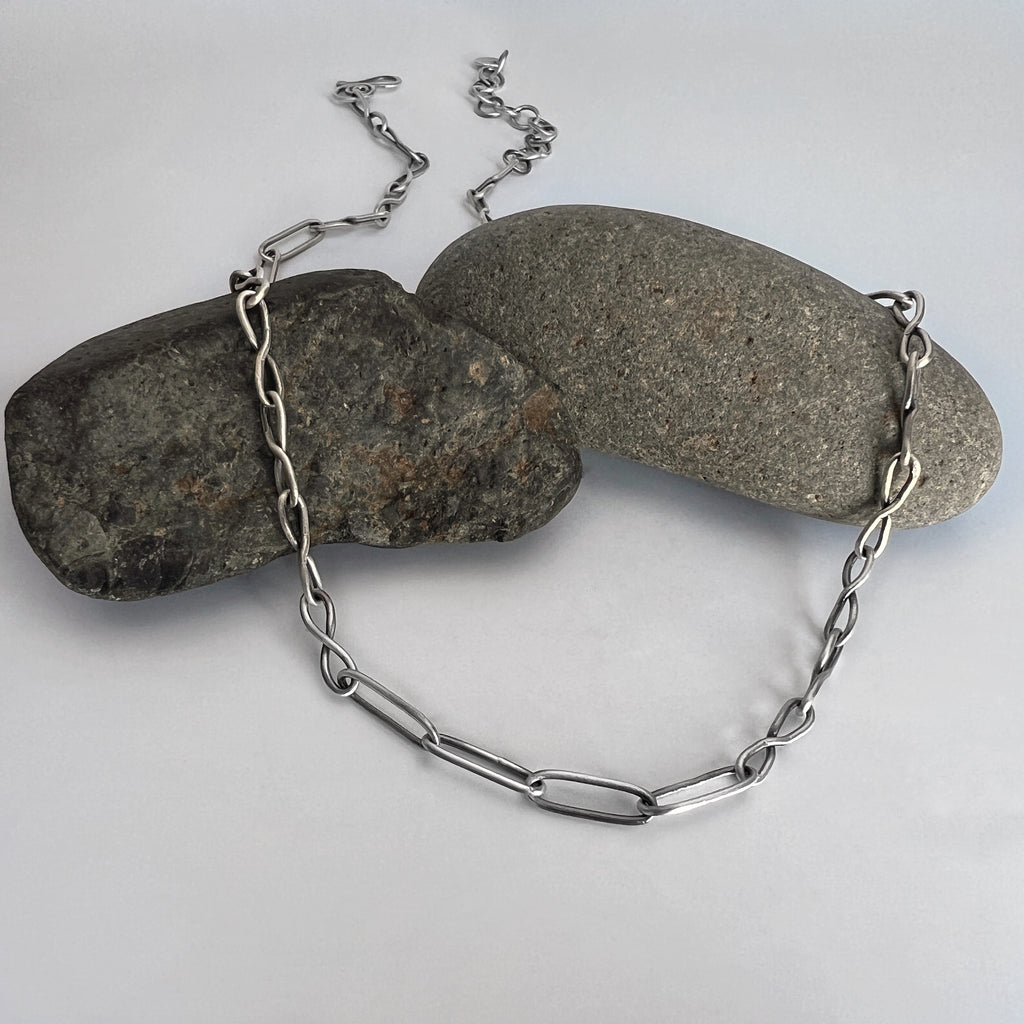 Handmade Silver Chain Necklace