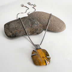 Bumblebee Jasper Pendant