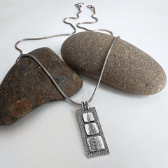 Silver Fern Pendant 10
