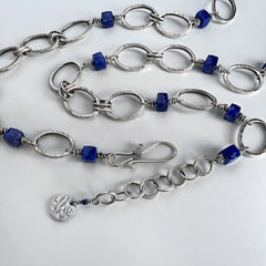 Silver and Lapis Necklace