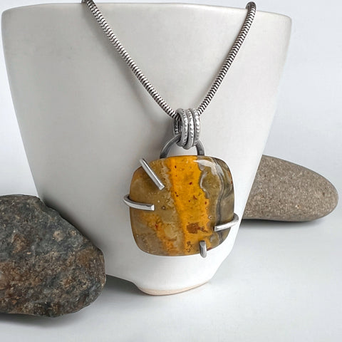 Bumblebee Jasper Pendant