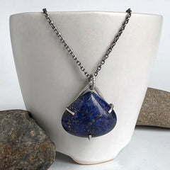 Triangle Lapis Lazuli Necklace