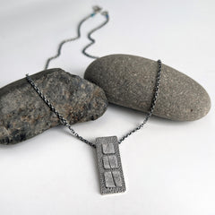 Silver Fern Pendant 8