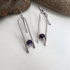 Blue Iolite Earrings