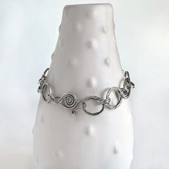 Modern Disc Chain Bracelet