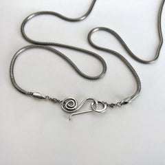 Silver and Gold Geometric Necklace