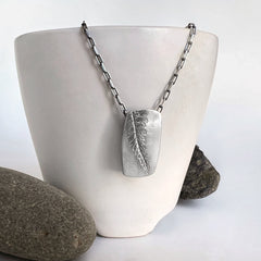 Silver Fern Pendant 4